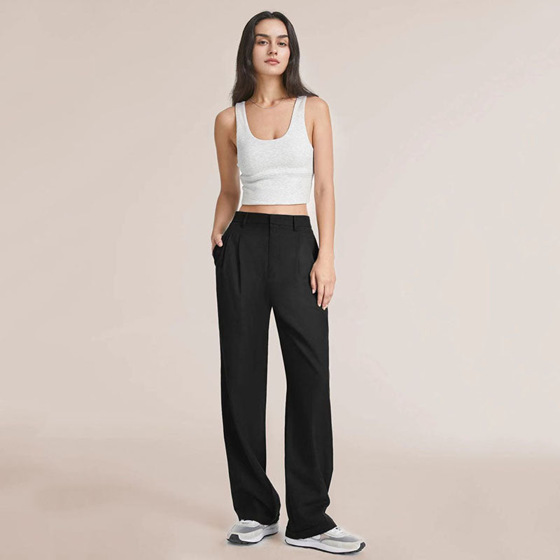 Pantalones anchos de mujer