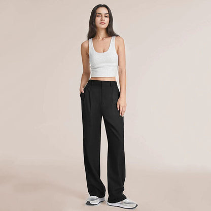 Pantalones anchos de mujer