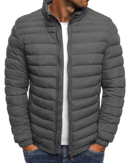 Carlos | Chaqueta lisa con cuello alto en diferentes colores