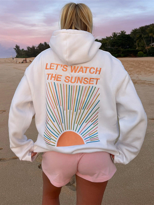 Sudadera con capucha Celeste™ I Sunset