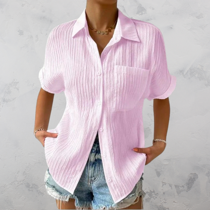 Fay | Blusa Casual Ligera con Cierre de Botones para Mujer