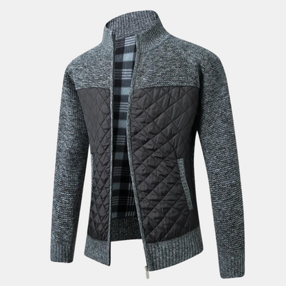 Uffe | Cárdigan con cuello alto
