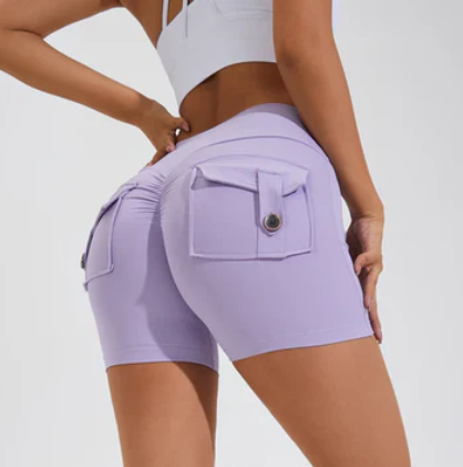 Pantalones cortos de cintura alta