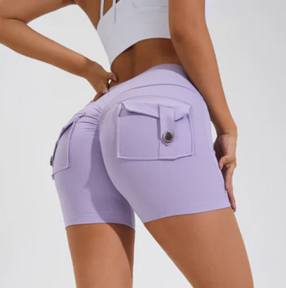 Pantalones cortos de cintura alta