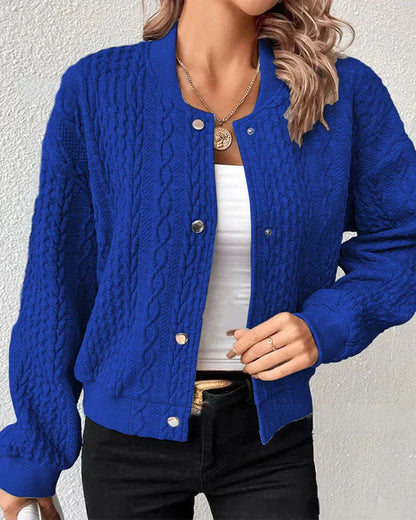 Ilse Jacq | Chaqueta de punto lisa con botones