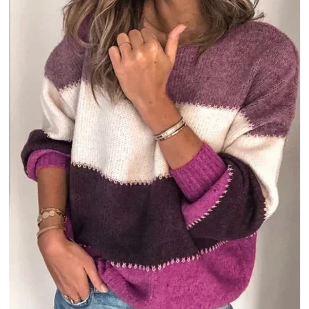 Acogedor jersey de mujer con un diseño original