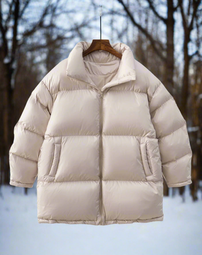 Chaqueta acogedora, afelpada y cálida para mujer