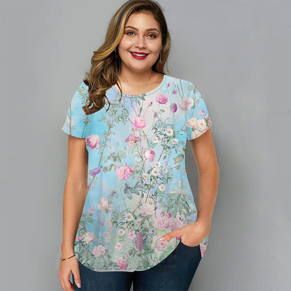 Camiseta Vardi Dante™ Lois Plus-Size | Merry & Summery