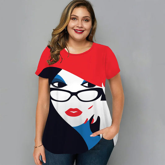Camiseta de tallas grandes Vardi Dante™ Maartje | Casual y con estilo