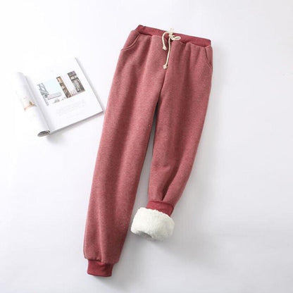 Hablar - Cómodo pantalón de chándal de algodón y cachemira