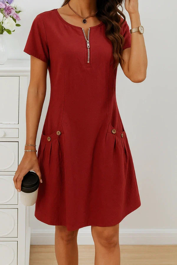 vestido glamuroso y a la moda