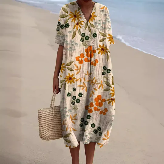 Georgia - Vestido de verano con estampado floral