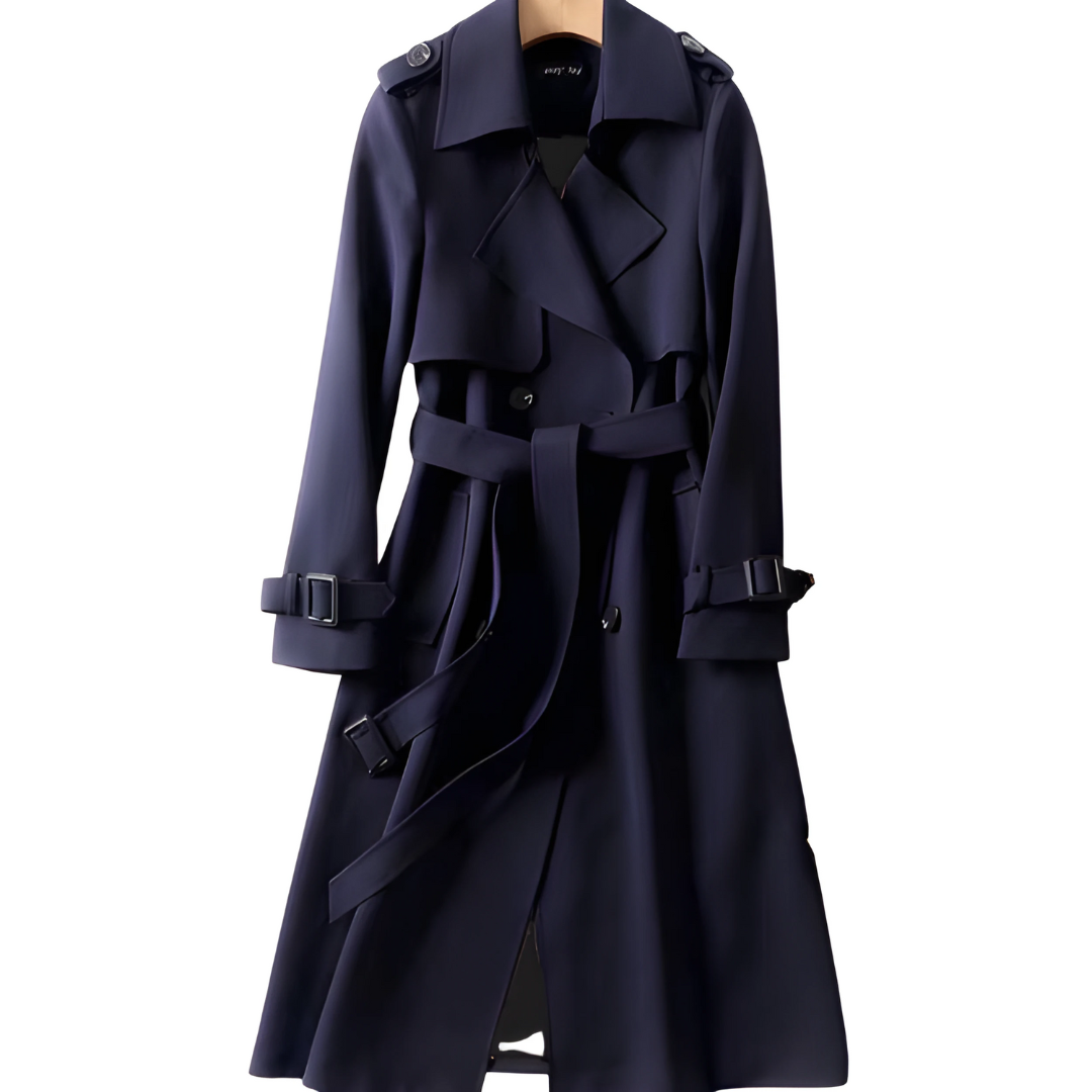 Elegante chaqueta con doble fila de botones