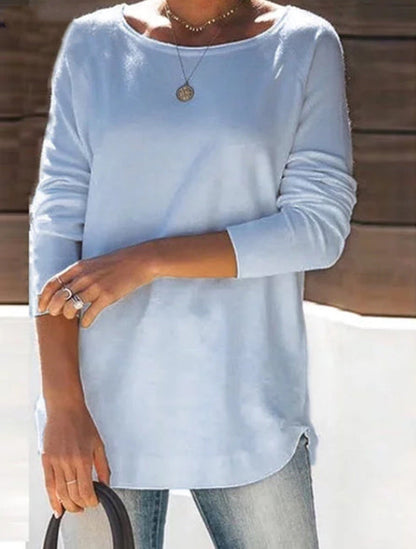 Un jersey lacónico con un diseño sofisticado: sofisticación hasta el más mínimo detalle.