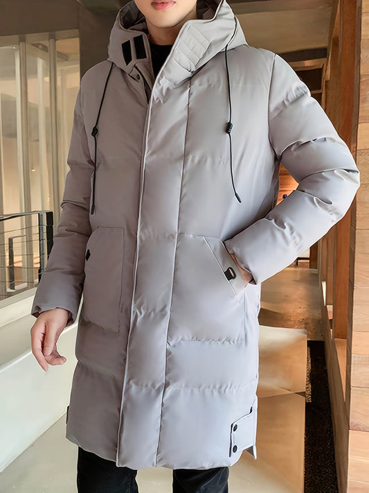 Chaqueta de invierno con capucha para hombre | Ideal para otoño/invierno