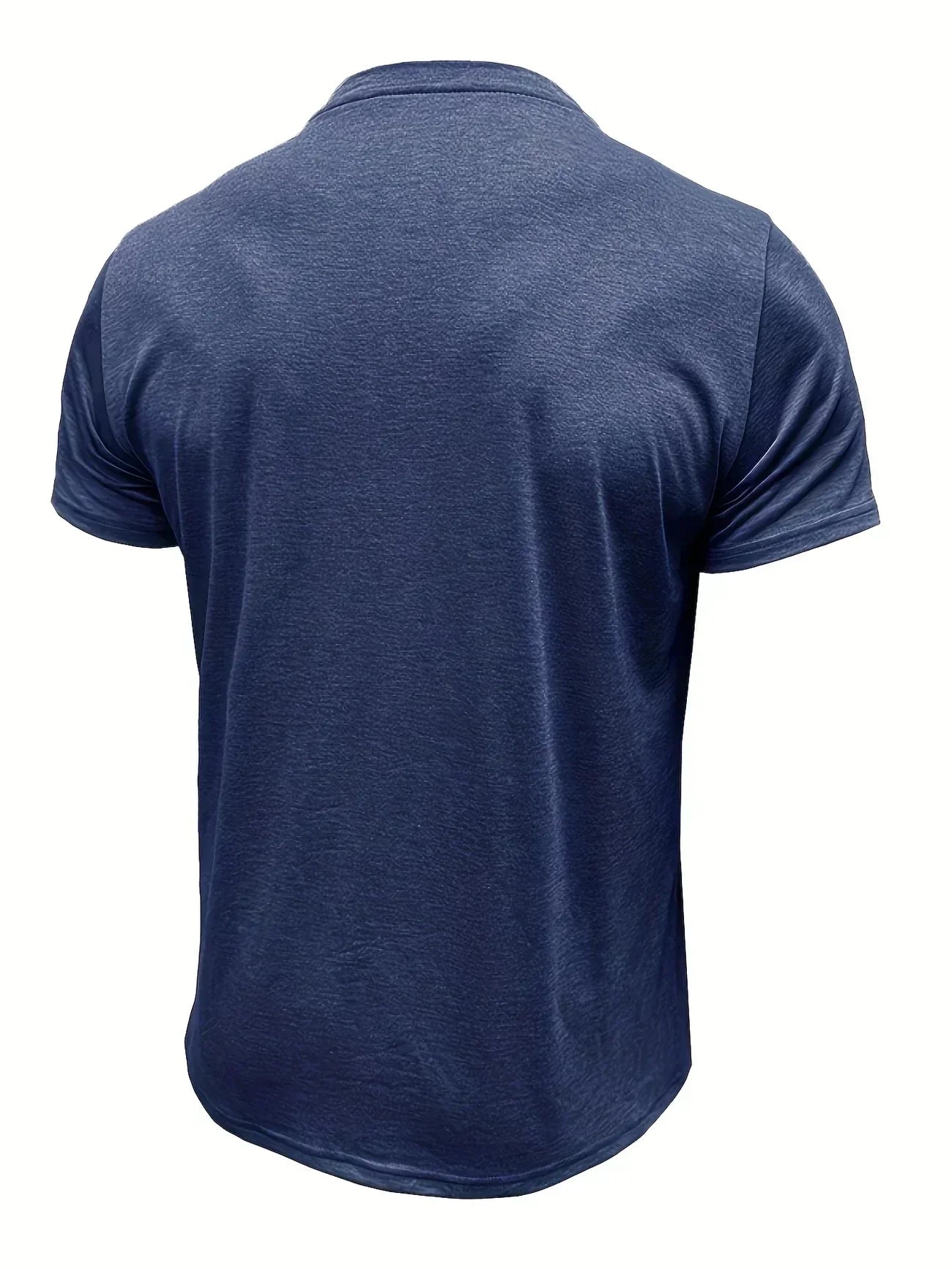 Męska Koszulka Henley Guzikami