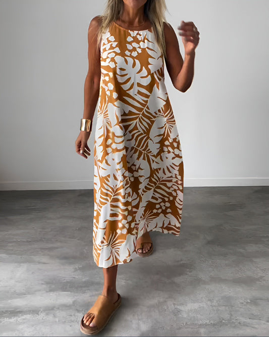 Elegante vestido sin mangas