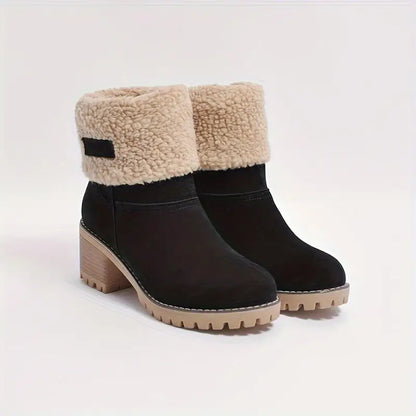 Lieke - Elegantes botas de invierno con lana