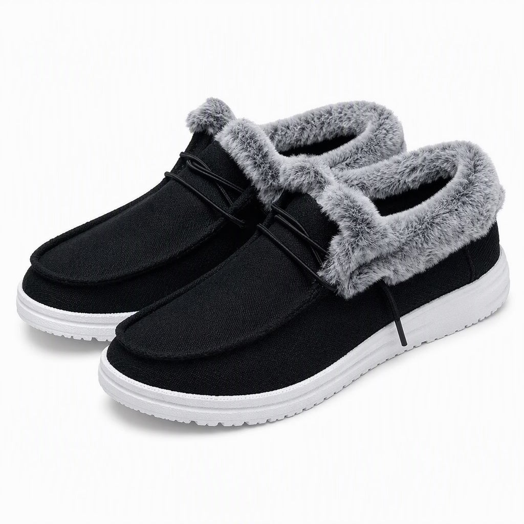 Damskie Buty Wsuwane Niski Fason Detal Sznurowania