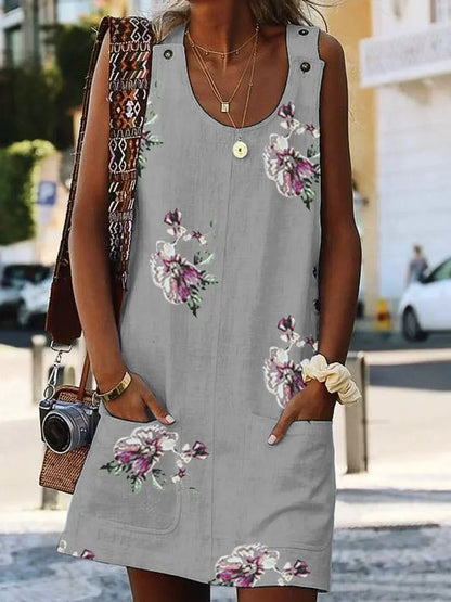 vestido de verano con botones