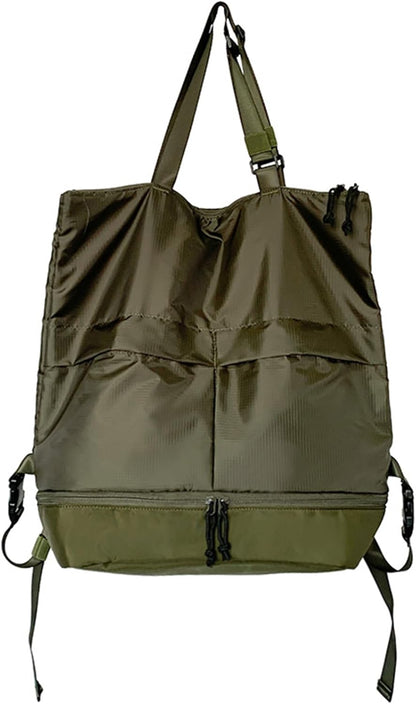Lina | Mochila de viaje convertible con compartimento para zapatos