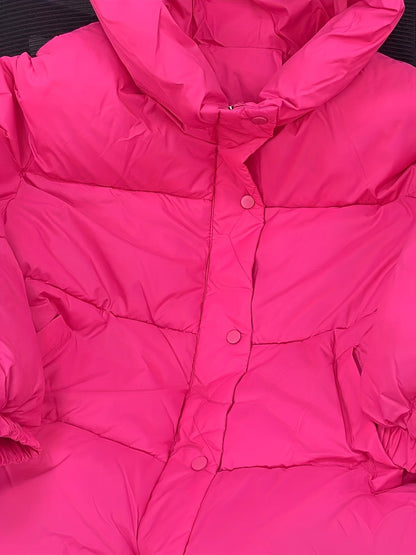 Chaqueta de invierno casual gruesa con capucha y cremallera para mujer | Perfecta para otoño/invierno