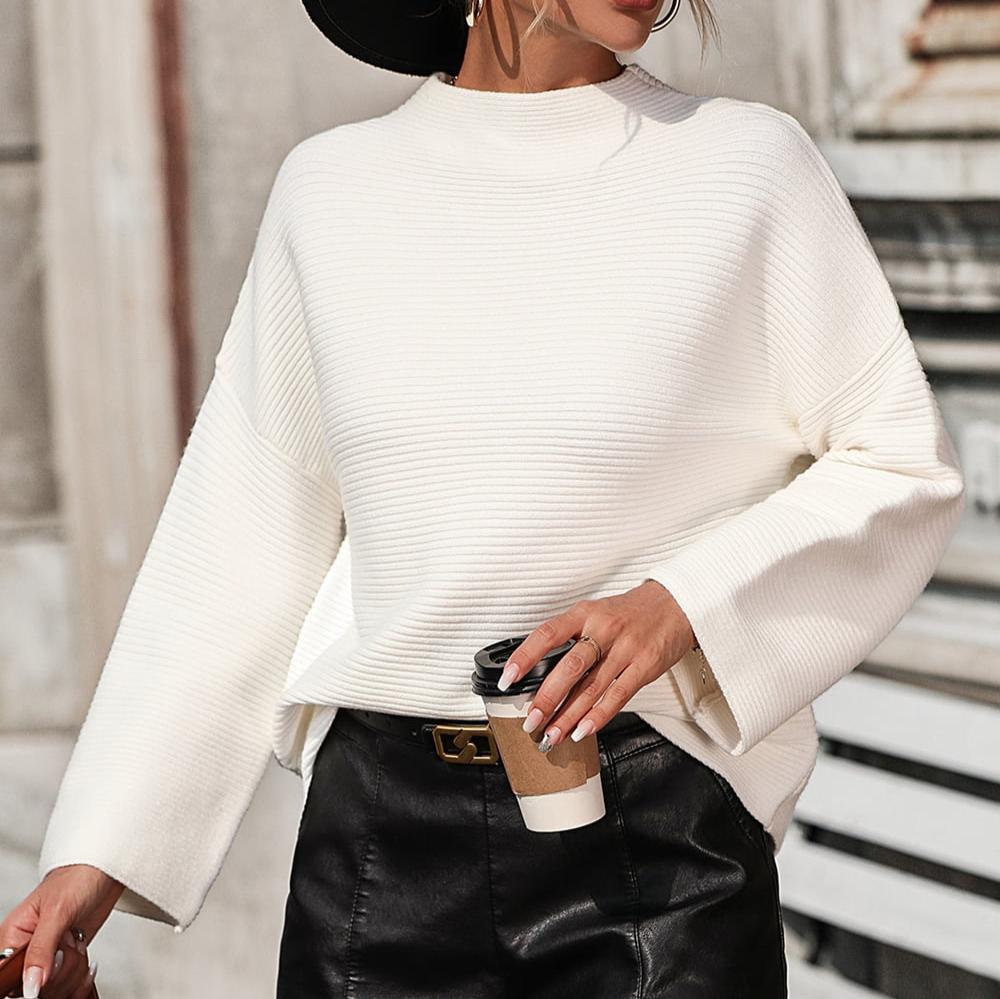 Daphne | Elegante jersey de cuello redondo para mujer