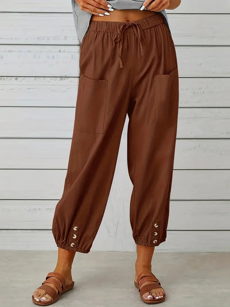 Pantalones cuadrados para señora