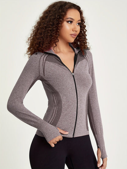 Fien | Chaqueta deportiva de manga larga para mujer con decoración de rayas
