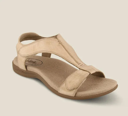 Kathrin - Verano 2023 Zapatos de piel con sandalias ajustables