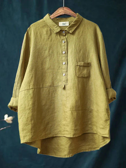 Madeleine | Blusa Casual de Manga Larga para Mujer | Button Down