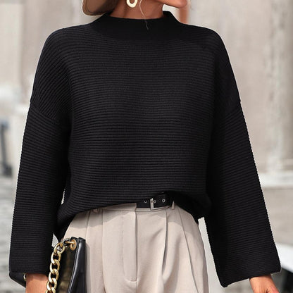 Daphne | Elegante jersey de cuello redondo para mujer