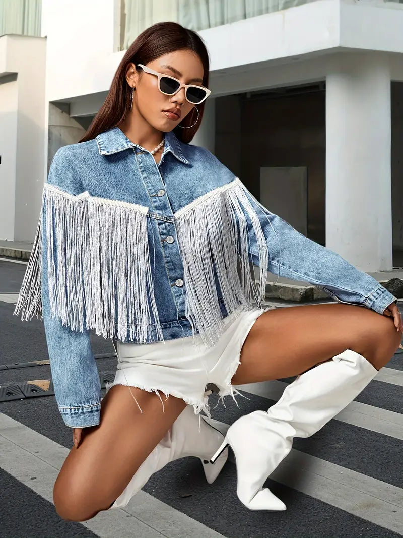 Clara - Elegante cazadora vaquera