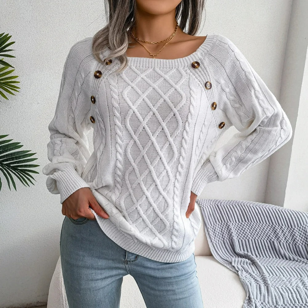 Jersey Gael | Jersey de punto holgado y cuello ancho