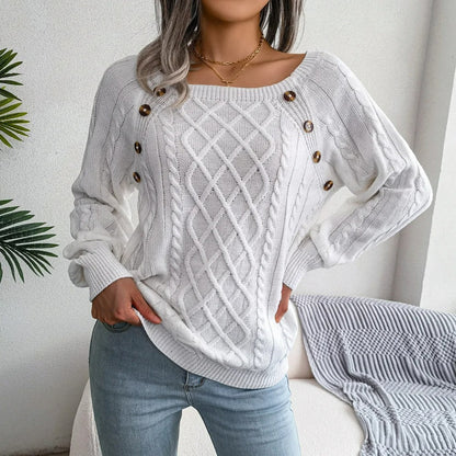 Jersey Gael | Jersey de punto holgado y cuello ancho