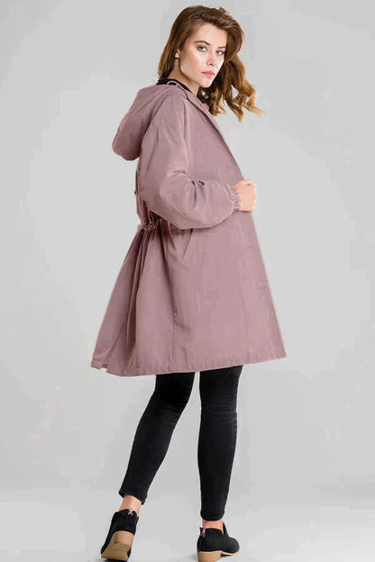 Dry | Mackintosh impermeable con botones y capucha