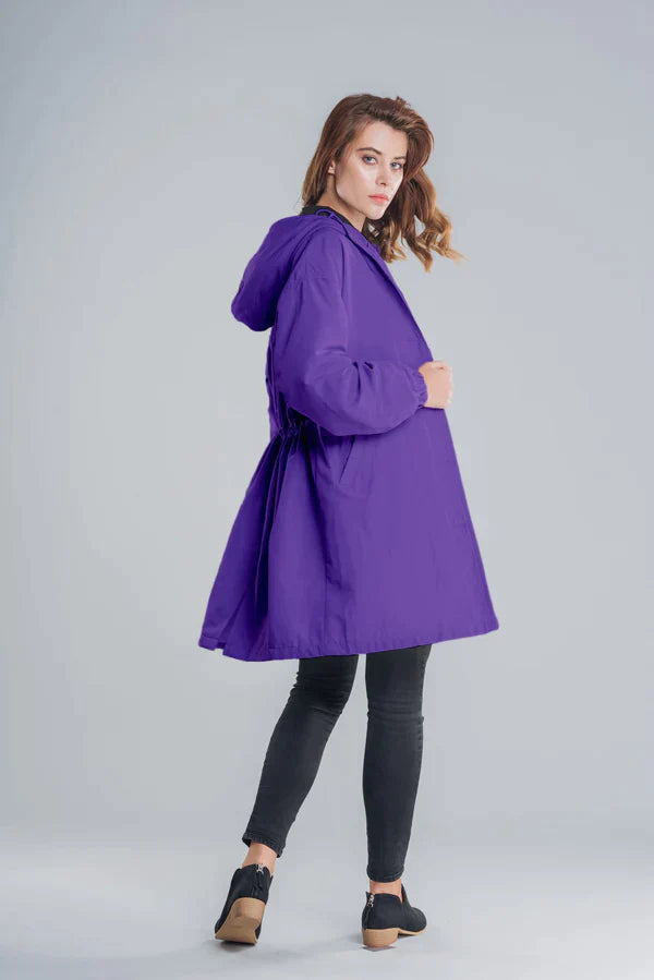 Dry | Mackintosh impermeable con botones y capucha