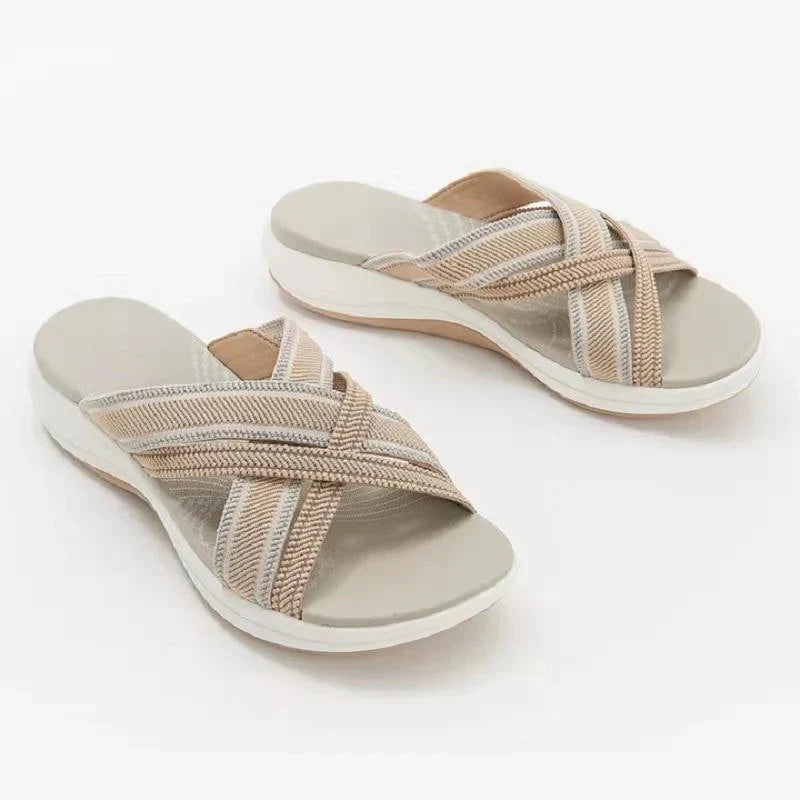 Valentina® | Sandalias de plataforma para mujer con banda elástica