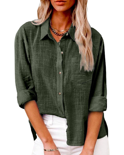 Elisa | Blusa de Manga Larga Práctica y Elegante