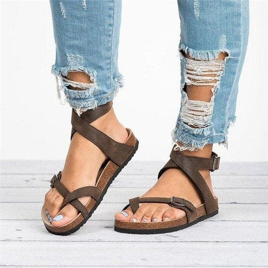 Ursula® | Elegantes sandalias con tiras de piel