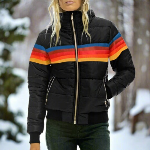 Eira - Cálida chaqueta retro para el invierno