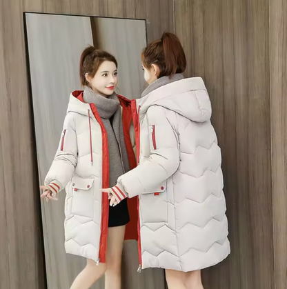 Jenna | Parka larga de algodón