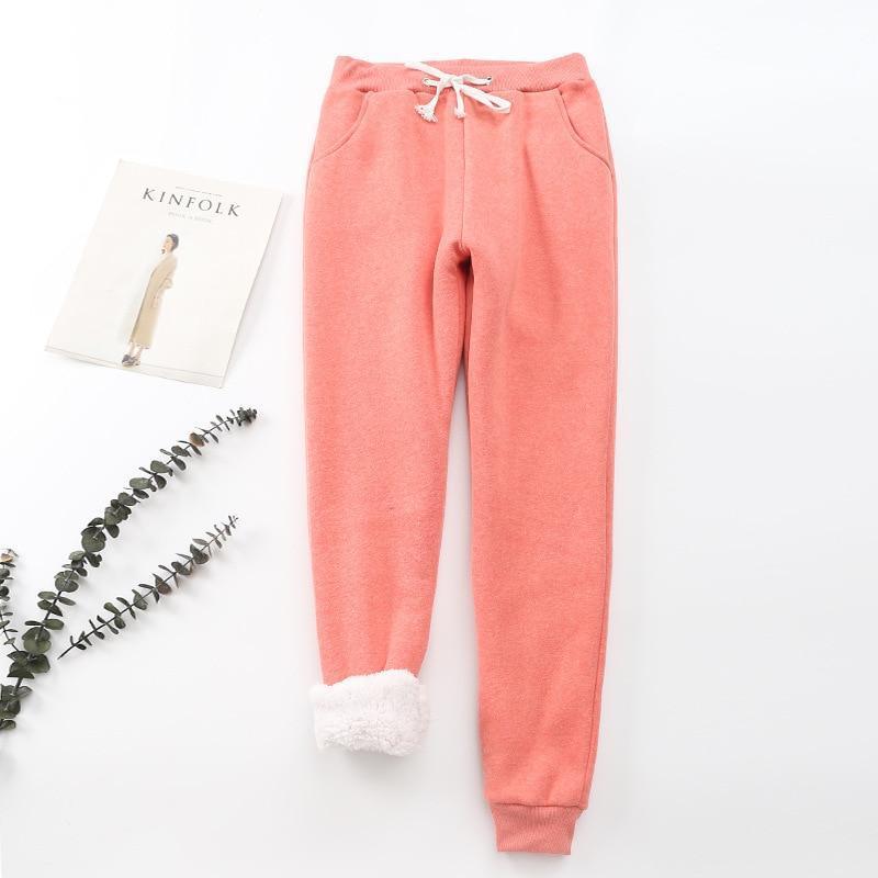 Hablar - Cómodo pantalón de chándal de algodón y cachemira
