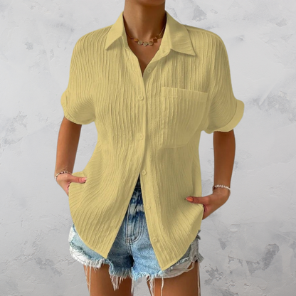 Fay | Blusa Casual Ligera con Cierre de Botones para Mujer
