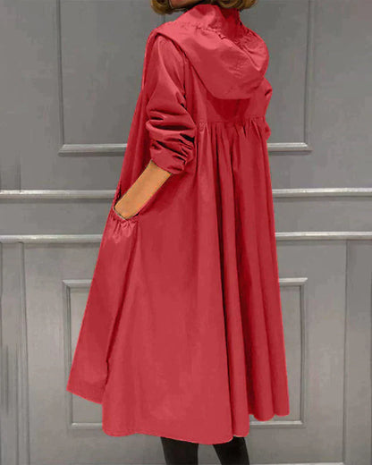 Chic mackintosh de longitud media para mujer