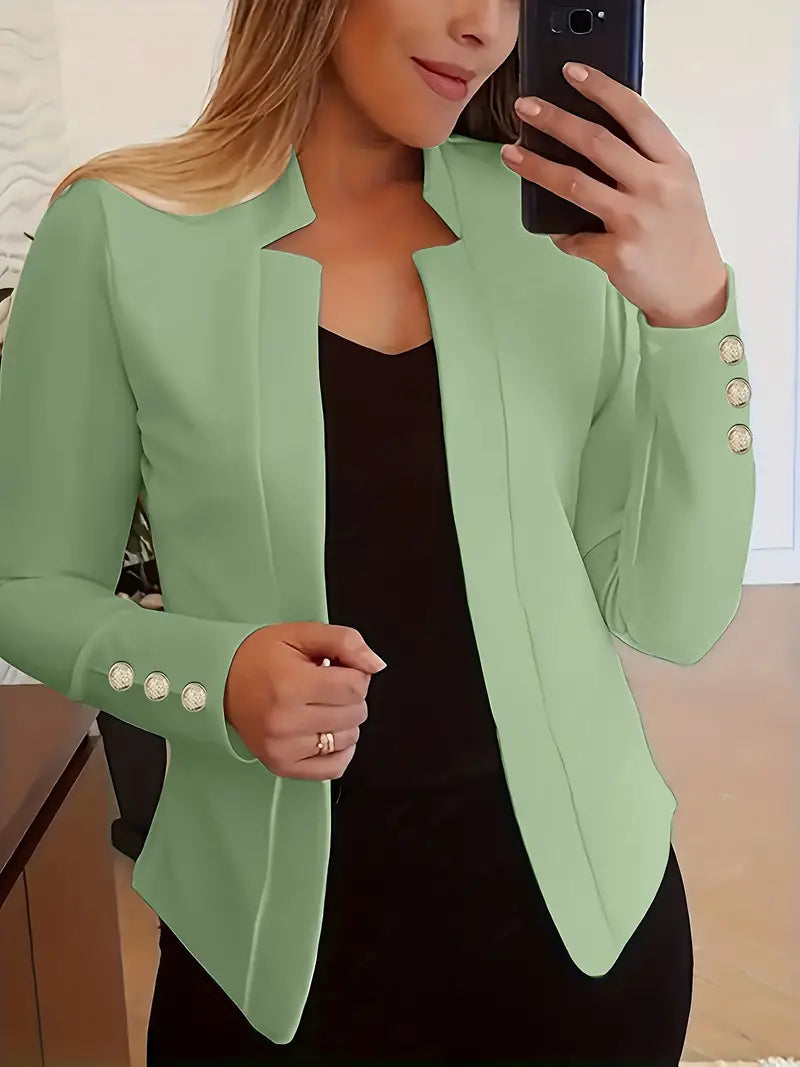 Emma | blazer de manga larga con parte delantera abierta para la primavera