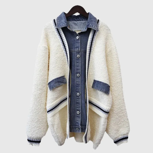 Chaqueta bordada vintage de mujer