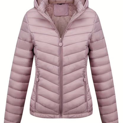 Fien | Chaqueta con capucha y cremallera y bolsillos inclinados
