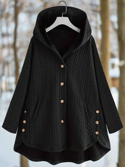 Chaqueta acolchada con capucha para mujer