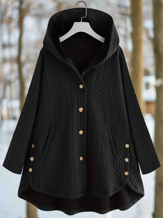 Chaqueta acolchada con capucha para mujer